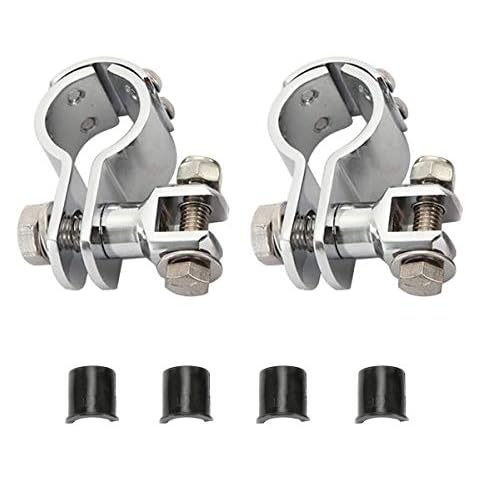 Motorcycle Footpegs 32mm Highway Crash Bar For Foot Peg Clamps Engine Guard Mounts Adapter For Fit Honda Suzuki Kawasaki Yamaha Harley Davidson Cover