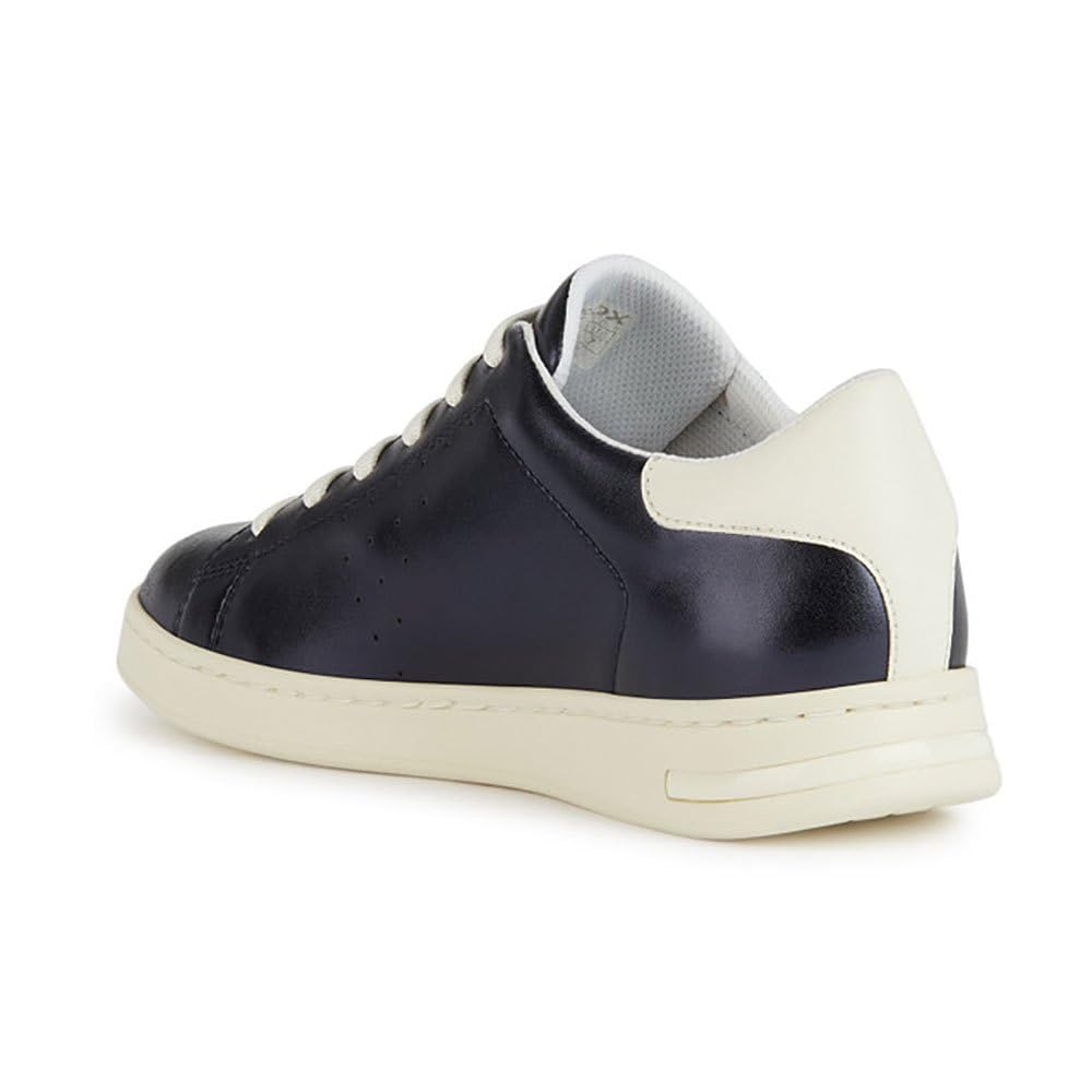 Geox Women's D Jaysen B Sneaker, Dk Jeans Optic White, 10 UK