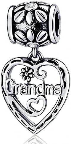 SOUKISS Grandma Heart Charms Authentic 