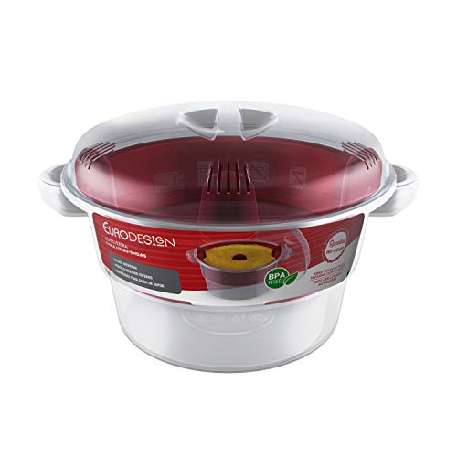 Cuscuzeira para preparo no Micro-ondas,PLA0610, Euro Home