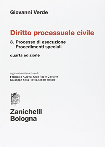 Diritto processuale civile: 3 Diritto processuale civile: 3