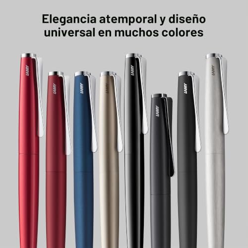 Bolígrafo Lamy Studio Black: escritura fluida con recambio M 16 y elegante cuerpo de acero 7