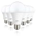 LAKES A19 LED Bulb Dimmable, E26 Base Light Bulb 13W (100W Equivalent), 1200 Lumens, 270° Beam Angle, 5000K Daylight White, 6-PACK