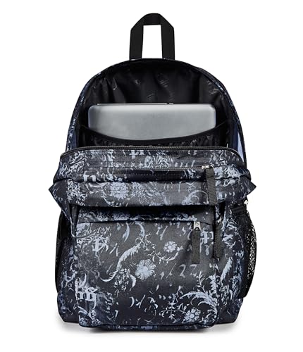 Image of JanSport Big Plans Backpack, Afflicted Black /Charcoal /Dk Grey
