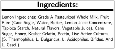 Noosa Lemon Yoghurt, 8 Ounce -- 12 Per Case. #TOP1