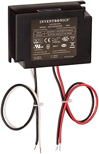 Inventronics 42w 700mA LED Driver - EUC-042S070PS Constant Current LED Driver 28Vdc-56Vdc…
