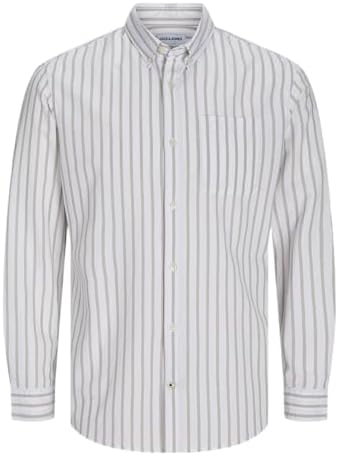 JACK & JONES Heren Jprblajaxon Stretch Shirt L/S Noos Shirt met lange mouwen, Cashmere Blue, XL