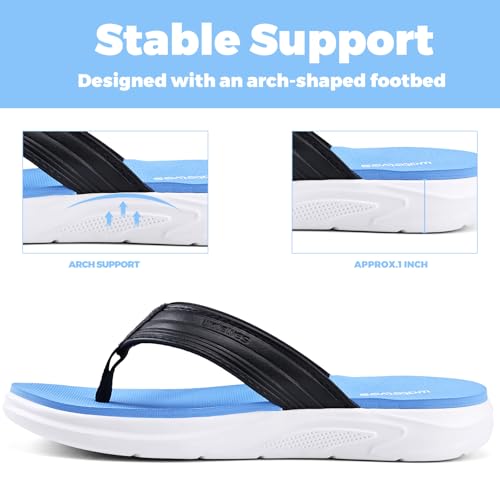 Image of WateLves Girls Flip Flops Non-Slip Casual Thong Sandals Summer Sandal Shoes for Beach Swim Pool (Little Kid /Big Kid)
