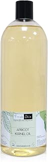 Freshskin Beauty LTD | Apricot Kernel Oil 1000ml (1 Litre) - 100% Pure, Natural, Cruelty Free & Vegan Friendly - Natural Moisturiser For Skin, Face, Beard, Nails, Hair, Body & Scalp.