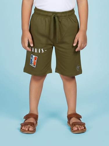 Image of KiddoPanti Boys Knee Length Basic Short