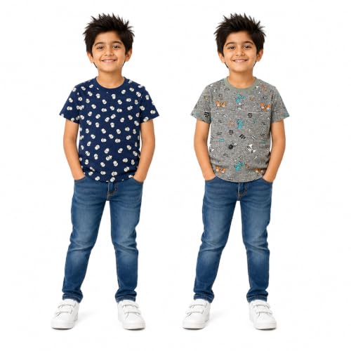 Image of NammaBaby Baby Boys Cotton Regular Fit T-Shirt