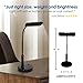 LIGHTACCENTS Battery Operated Lamp LED Cordless Lamp - Battery Powered Lamp - Desk Lamp Super Bright LED's with Adjustable Metal Neck, Use with Batteries or Included AC Adaptor (Black)