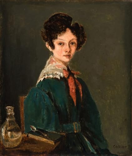 Tableau Mme Lemaistre Corot décoration chambre toile 60x90cm peinture