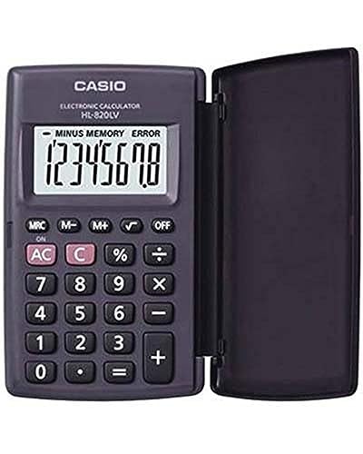 Casio HL 820LVBK Portable Calculator - Black