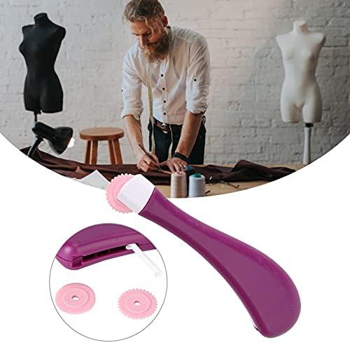 Shanrya Tracing Wheel, Tracing Wheel Toothed Ergonomic, Point Rotary Cutter Wheel, Pattern Notcher Tool, Pattern Wheel Clothes Line Wheel for Tracing Dressmaking Cross Stitch Sewing Leather Paper