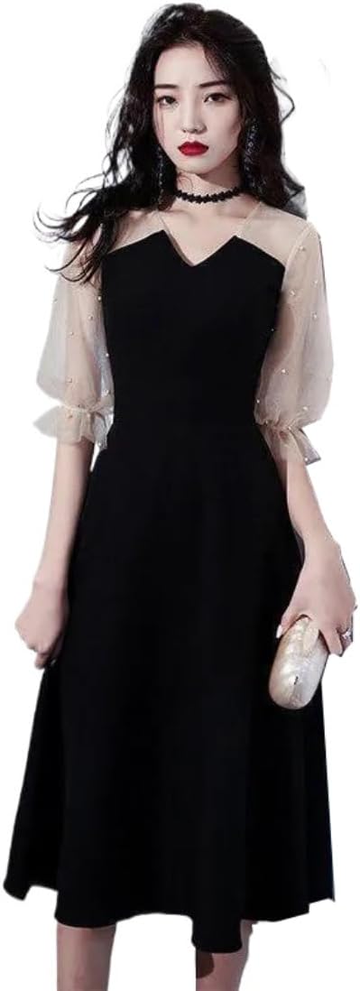 パーティードレス 韓国 結婚式ドレス お呼ばれドレス かっこいい お呼ばれドレス 同窓会ドレス 成人式ドレス 黒 ブラックドレス ワ