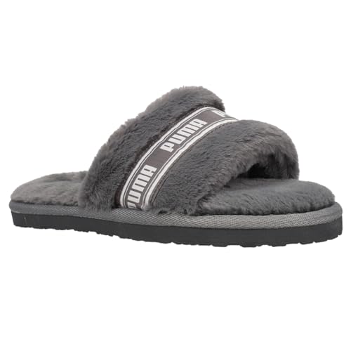 PUMA Kids Girls Fluffy Slide Casual Sandals Casual - Grey2