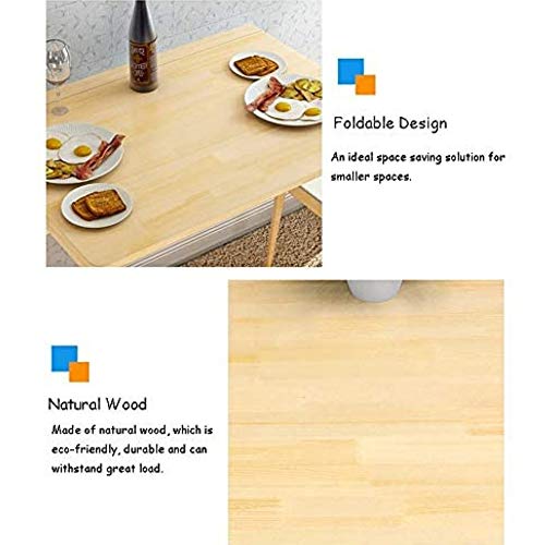 Table pliante murale 60x40cm en bois pour optimiser l'espace d'un petit studio
