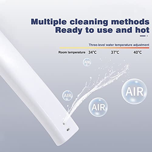 Modern Elongated Intelligent Smart Toilet, One-Piece Dual Flush Toilet With Comfort Height Toilet Warm Dryer,Automatic Flush Open/Close Seat, Heat Bidet Seat W/Remote Control-110V #TOP3