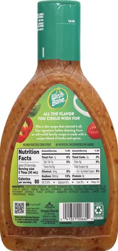 Image of Wish-Bone Salad Dressing, Italian, 24 oz (Pack of 4)