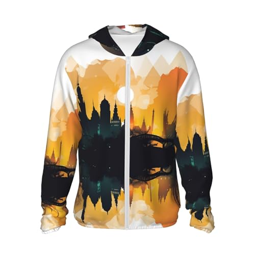 Veste à capuche UPF 50+ pour la randonnée et le running urbain