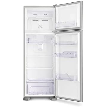 Geladeira/Refrigerador Frost Free cor Inox 310L Bivolt 110/220v
