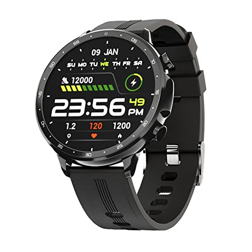 Image of Maxx SX25 Pro Smart Watch 1.28-inch - Fitness Tracking, Bluetooth Call, Music Playback, IP67 Waterproof, VC32S Heart Rate Monitor, 100+ Sports Modes, Extended Battery Life (Black)
