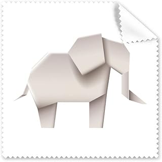 Origa Geometric Elephant Pattern Cleaning Cloth Phone Screen Glasses Cleaner 5pcs