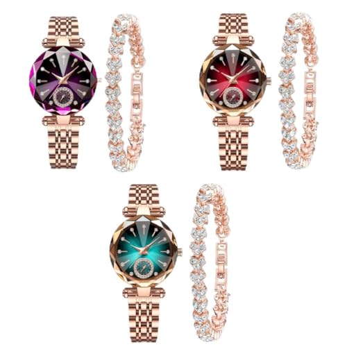 Montre quartz pour femme au design cristal et éclat prestigieux