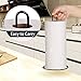 Paper Towel Holder Countertop, OBODING, Kitchen Paper Towel Stand Holder for Kitchen Organization and Storage, Paper Towel Holders for Standard and Large Size Rolls (Black)