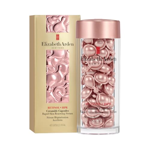Elizabeth Arden RETINOL + HPR, Ceramide und Retinol Serum Kapseln, Reduzieren Mimikfalten und Falten, Verbessern die Hautfestigkeit… – Ansicht 2