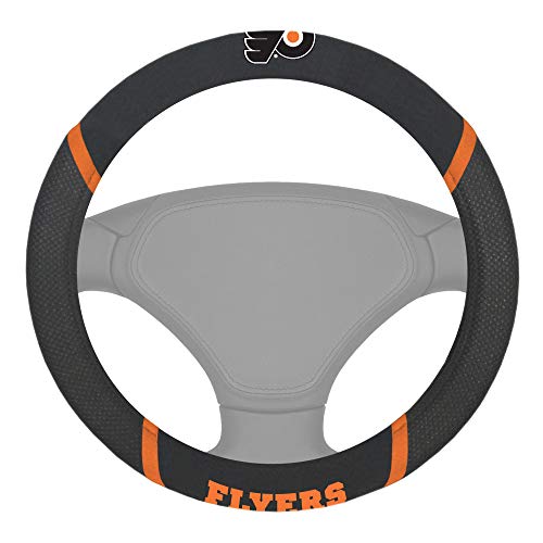FANMATS 14882 Philadelphia Flyers Embroidered Steering Wheel Cover 15