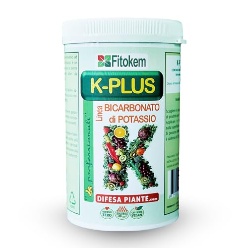 FITOKEM K-Plus 1kg - Bicarbonato di Potassio Puro Aiuto per Piante e Agricoltura, Azione Antifungino per Piante, Piante da Frutto, Fertilizzante Orto, Ottimo Contro Bolla del Pesco, Oidio Peronospora - 9
