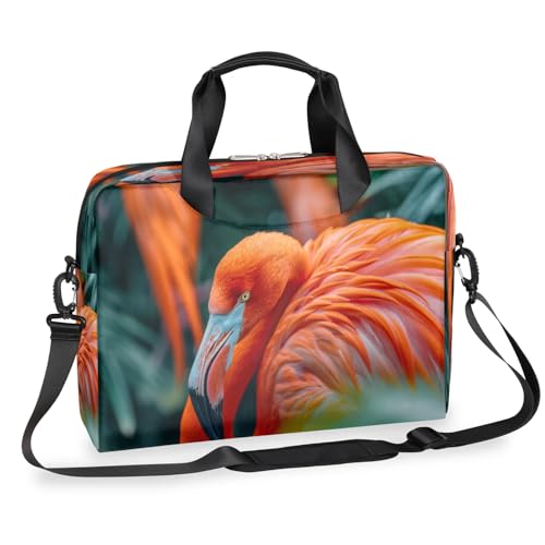 Housse ordinateur portable 13 à 16 pouces antichoc et imperméable style flamants roses