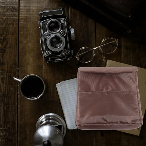 Bolsa para lentes de cámara pequeña con separadores internos de nylon lavable CALLARON 6