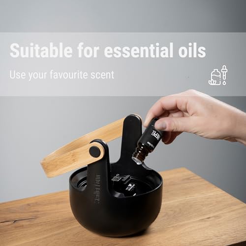 Miniatura 5 de Stadler Form Sophie - Difusor De Aroma Y Farol Para Interior Y Exterior, Emite Aceites Esenciales A Elegir, Iluminado Con Efecto Llama, Funciona Con Batería Hasta 11 Horas, Color Negro Con Mango De