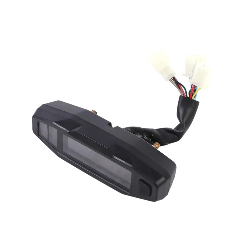 Velocímetro digital 1x Velocímetro Digital Universal Motocicleta, Tacómetro, Odómetro, Rpm, Medidor Carburador Inyección Combustible, Accesorios Digitales Para Tablero