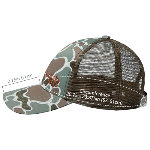 Image of BASSDASH Altimate Fishing Hat Mesh Back for Men Women Adjustable Baseball Trucker Cap