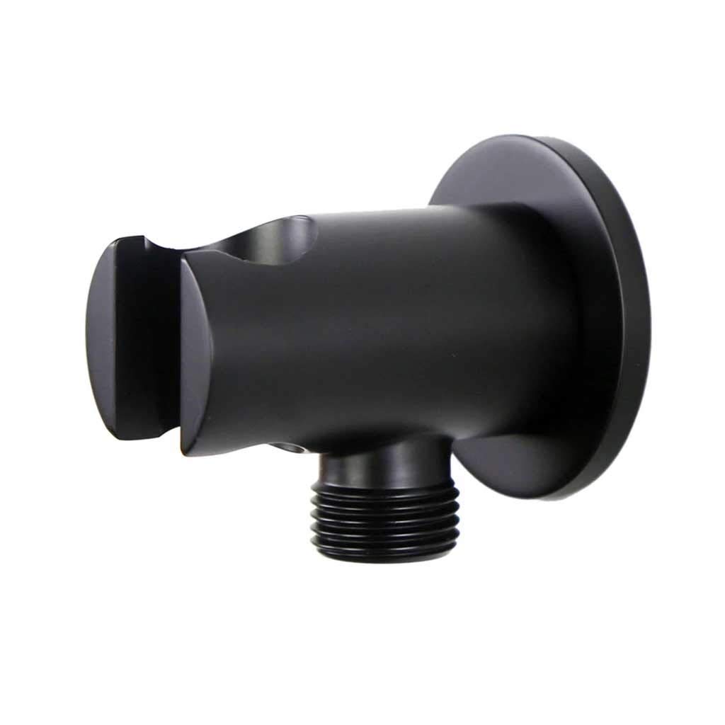 Soporte de soporte de cabezal de ducha de mano de baño con salida de agua 1/2 pulgada NPT Wall Handshower Supply Codo