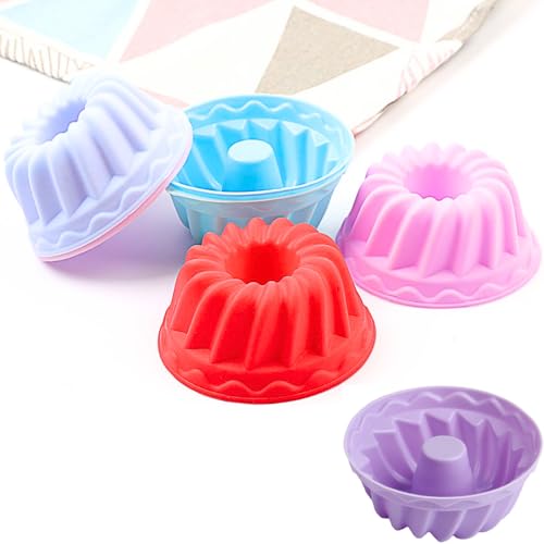 Kit 12 Formas De Silicone Cupcake Bolo Forno - Air Fryer - Peças Multicolor - Material de Qualidade,