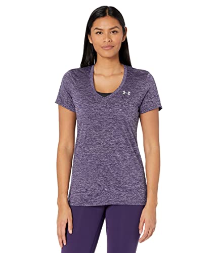 Image of Under Armour Womens Tech V-Neck Twist Short-Sleeve T-Shirt