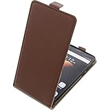 foto-kontor Funda para Cubot Dinosaur Note S Protectora Tipo Flip para móvil marrón