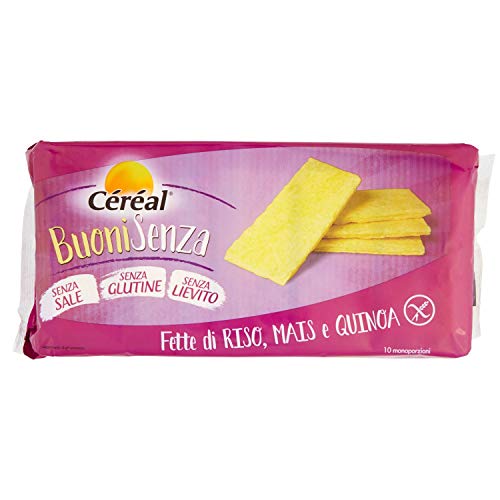 Céréal Buonisenza Fette di Riso, Mais e Quinoa,...