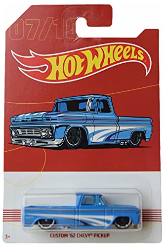Hot Wheels Custom '62 Chevy Pickup, [Blue] 7/10