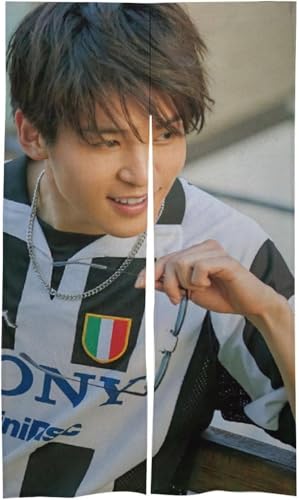 Snowman 目黒蓮 のれん 温泉 ゆ 暖簾 湯 目隠し おしゃれ 間仕切り 玄関 ドア カーテン お部屋 室内 洗面所 四季兼用 かわいい 断熱防寒 目隠し 入り口 86x143cm