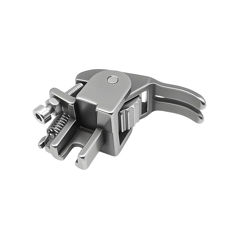 Pie de máquina de coser rodillo pesado ajustable miniatura 2