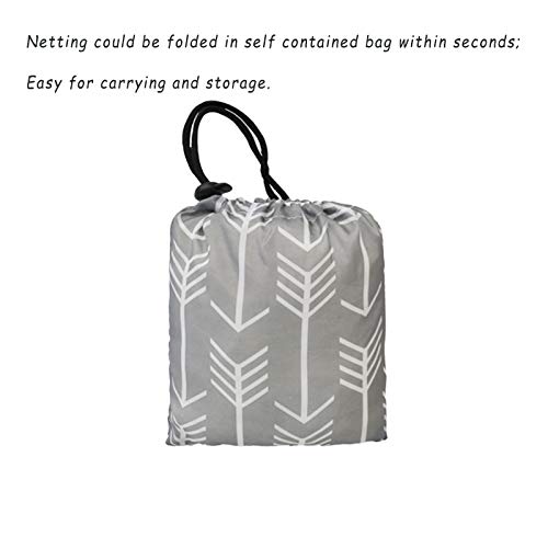 image for DODO NICI Stroller Netting Mosquito for Baby, Sewn in Pouch Organizer,