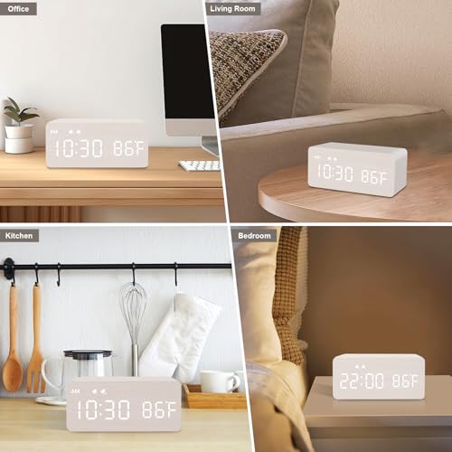 Mosito W1299 Digital Wooden Alarm Clock thumb #6