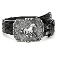Black/Horse Buckle