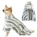 Facile à laver et à entretenir : Nos peignoirs pour chien sont lavables en machine et passent au sèche-linge. Ils sont résistants à la moisissure et empêchent la prolifération des bactéries et des acariens. Lavez-les avant la première utilisation pour éviter les taches. Lavez les couleurs foncées séparément.